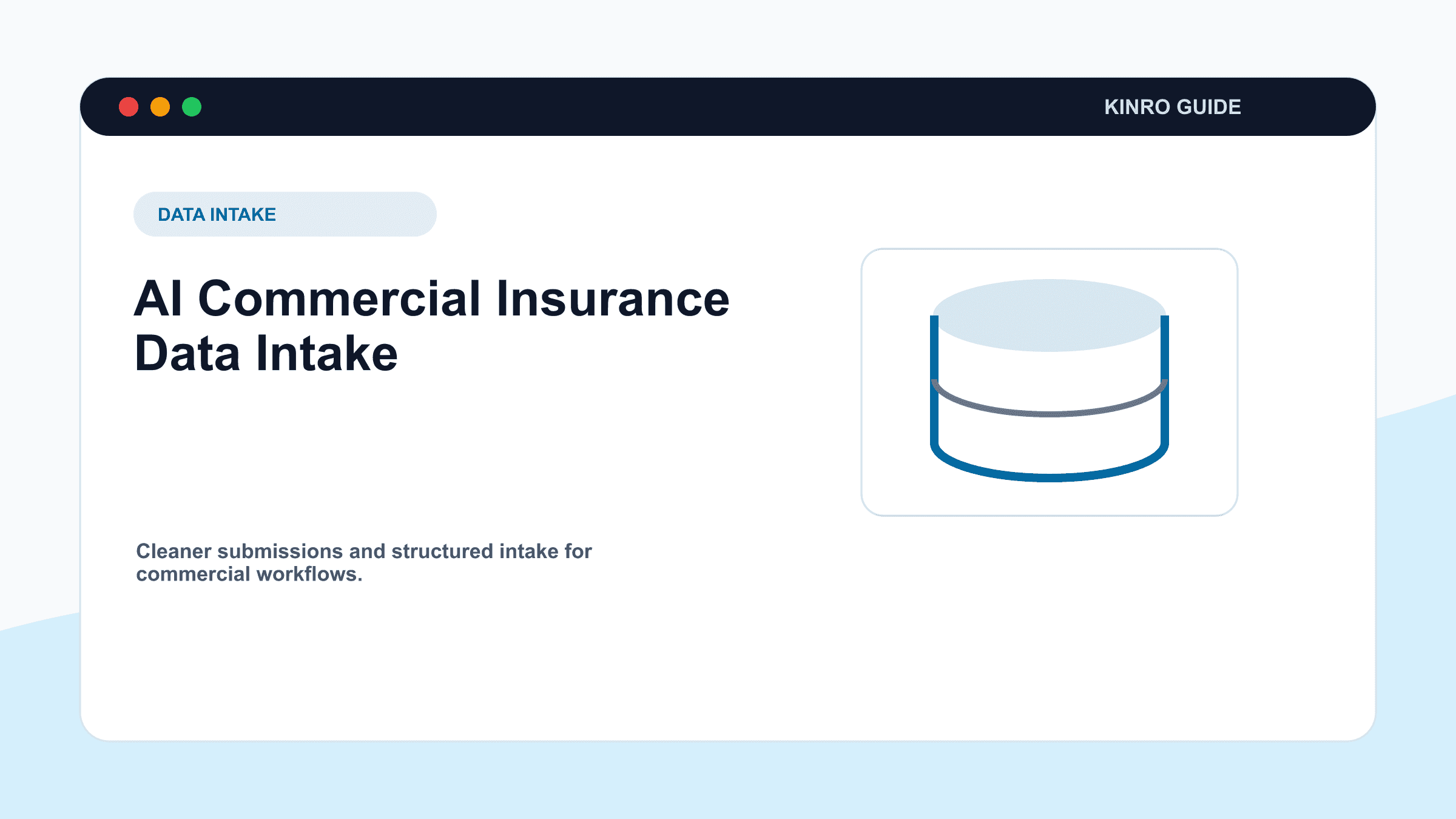 AI commercial insurance data intake