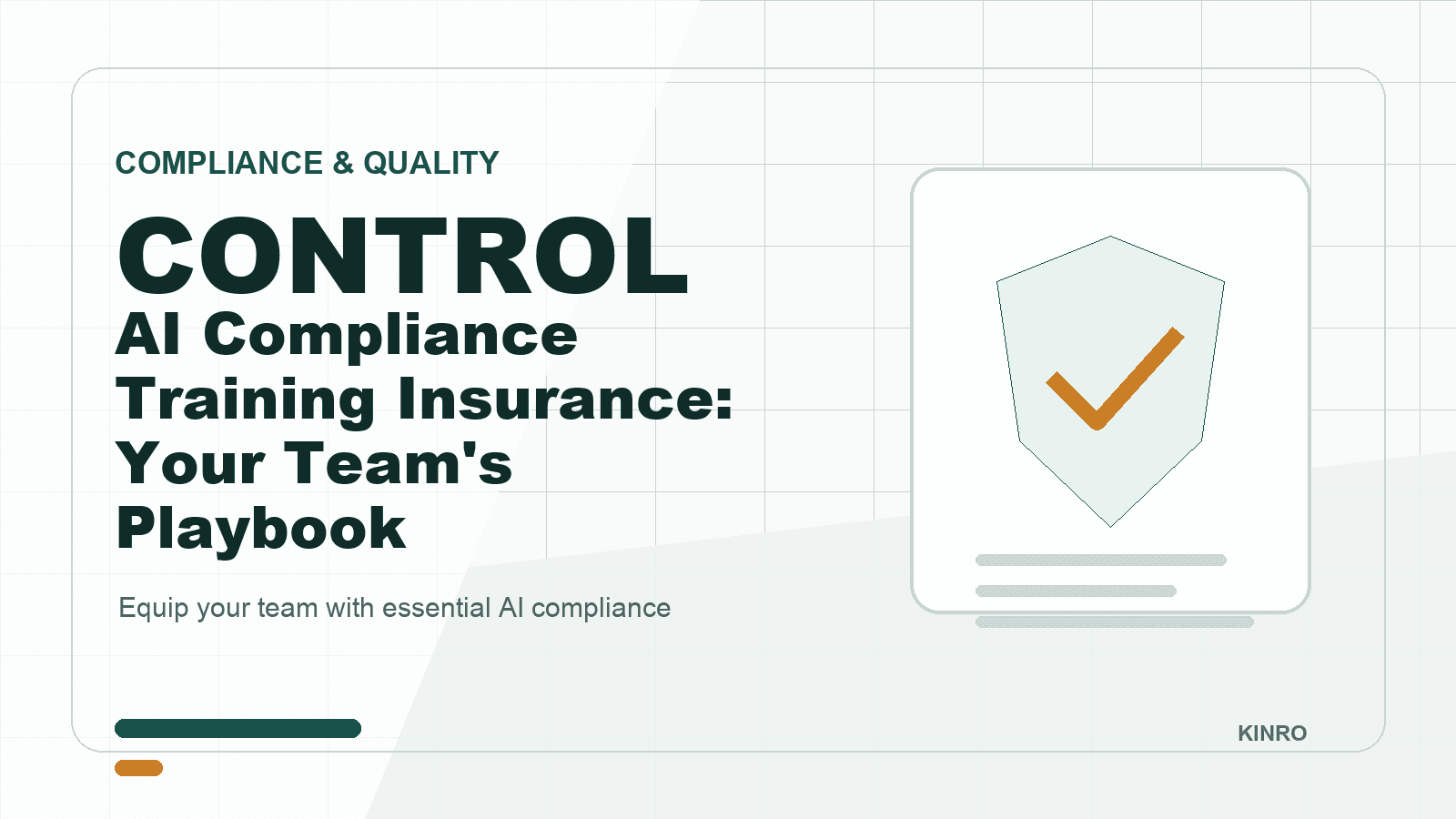 AI Compliance Training Insurance: Your Team's Playbook