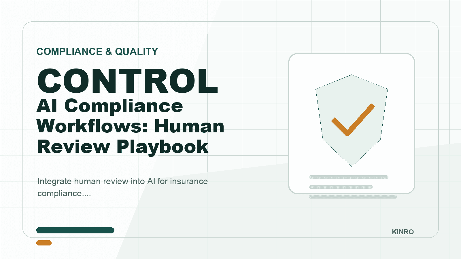AI Compliance Workflows: Human Review Playbook