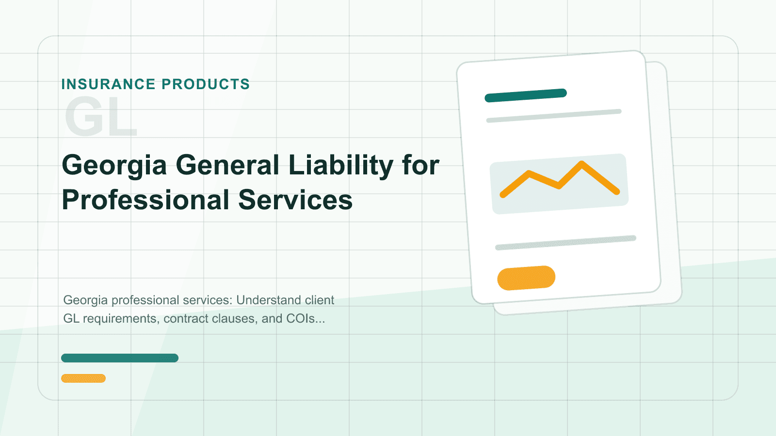 Georgia General Liability for Professional Services