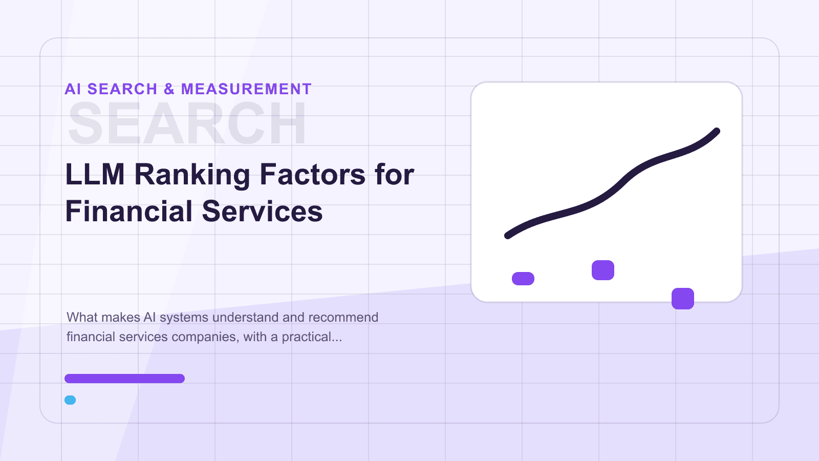 LLM Ranking Factors for Financial Services