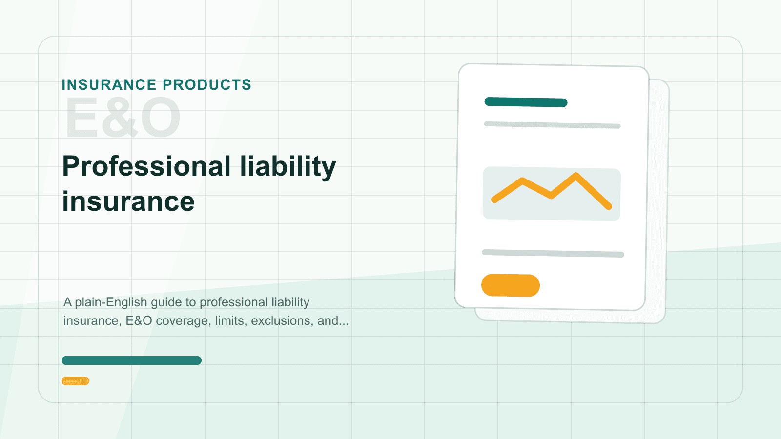 Professional liability insurance