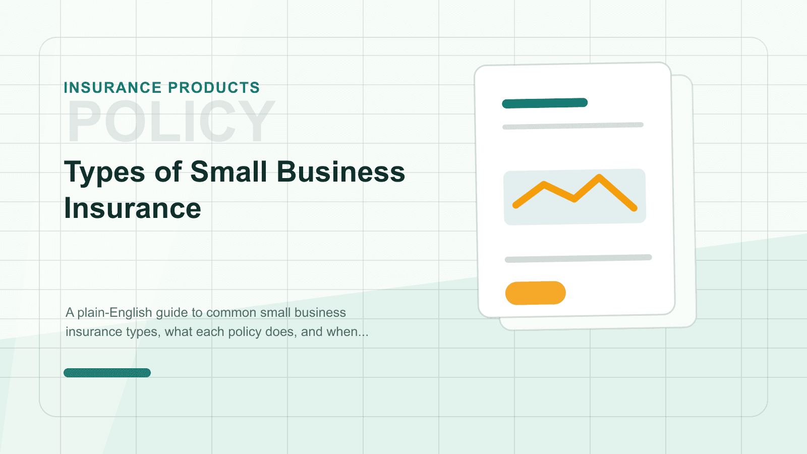 Types of Small Business Insurance
