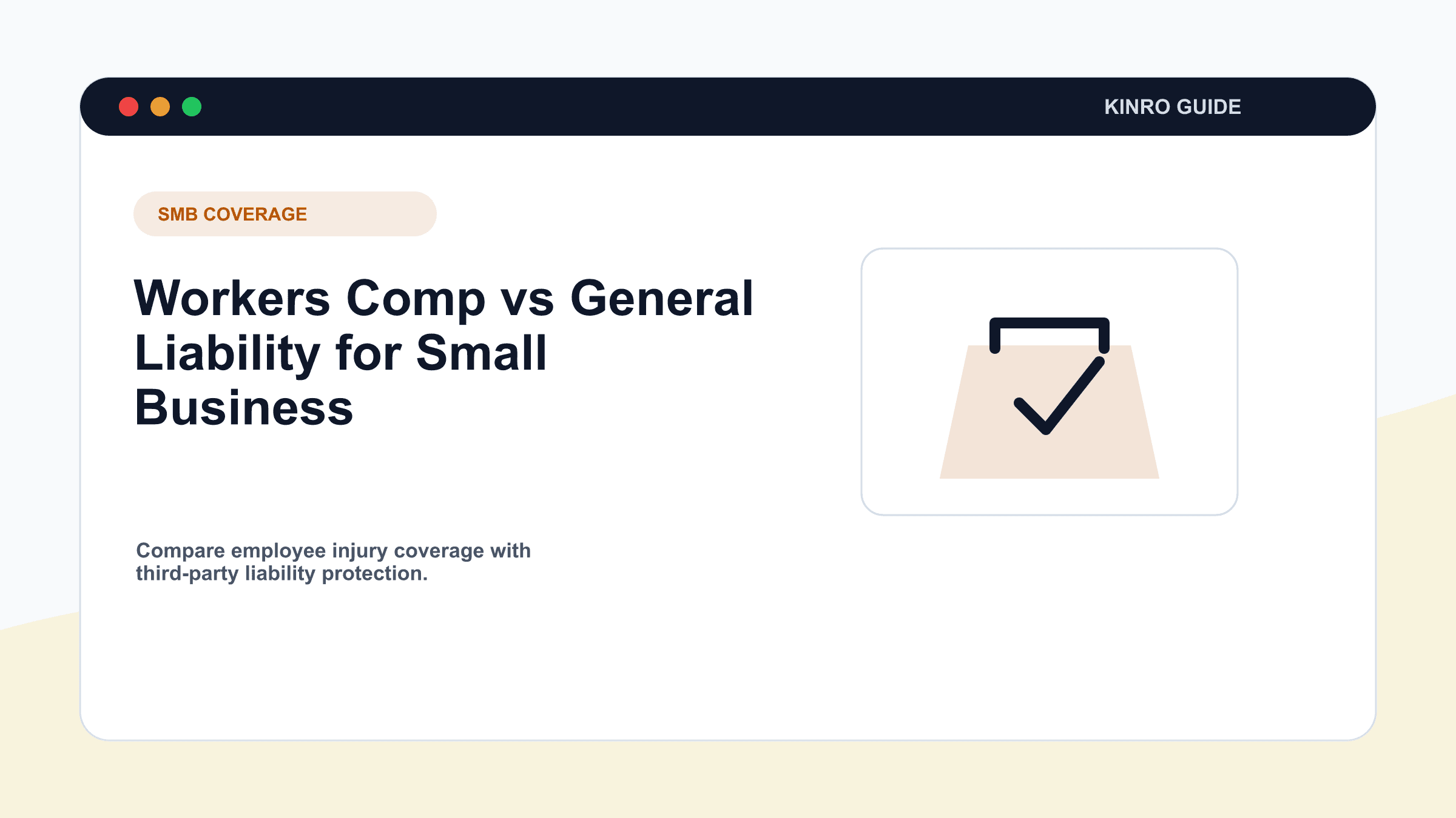 Workers comp vs general liability for small business
