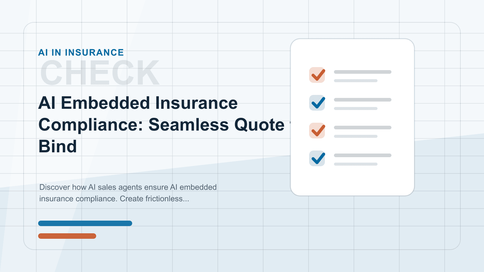 AI Embedded Insurance Compliance: Seamless Quote to Bind