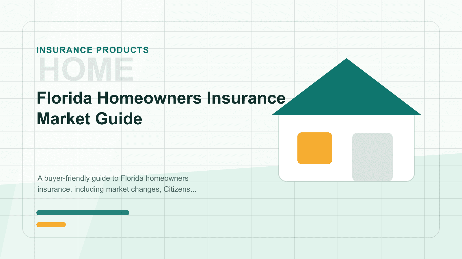 Florida Homeowners Insurance Market Guide