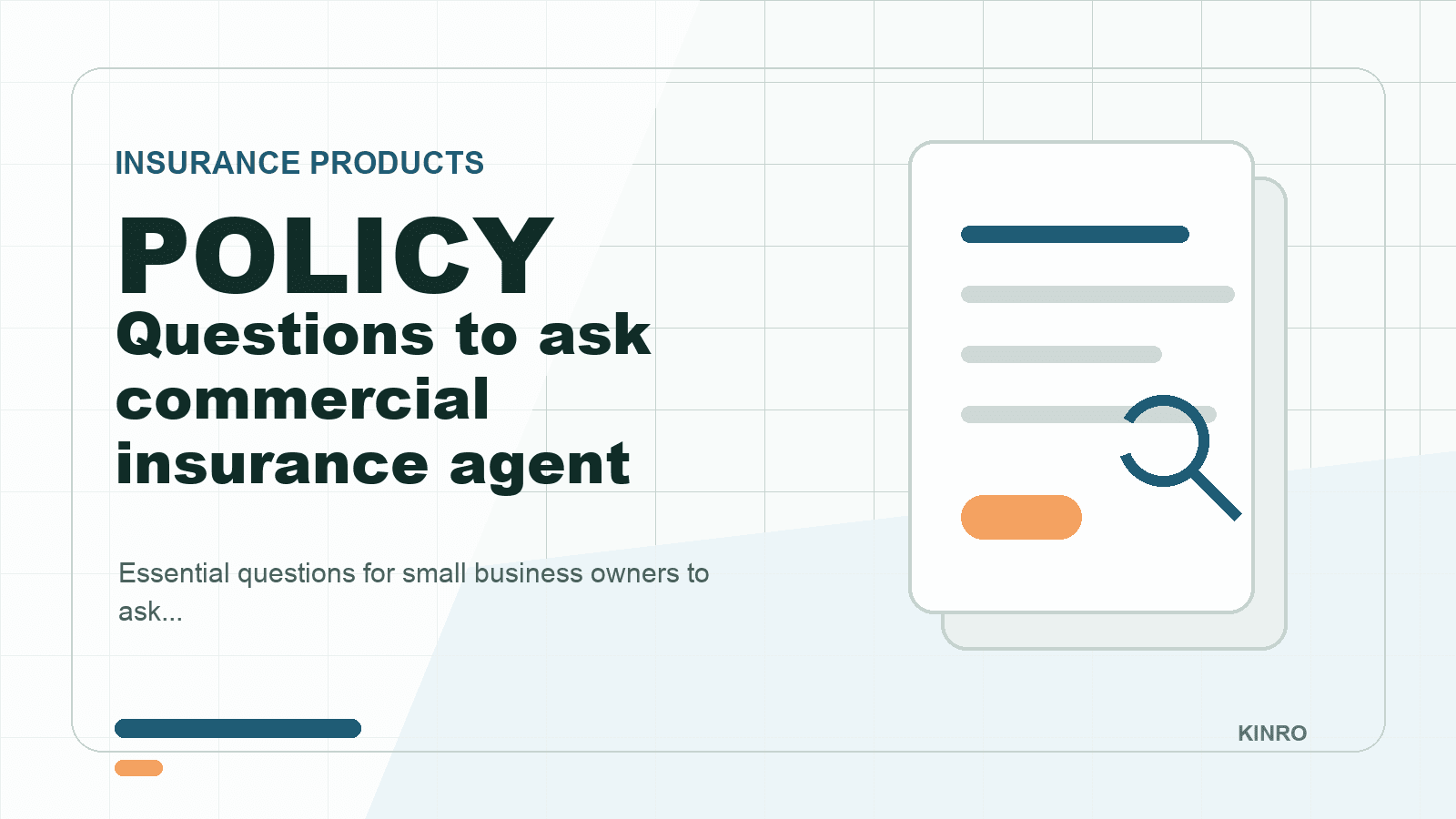 Questions to ask commercial insurance agent
