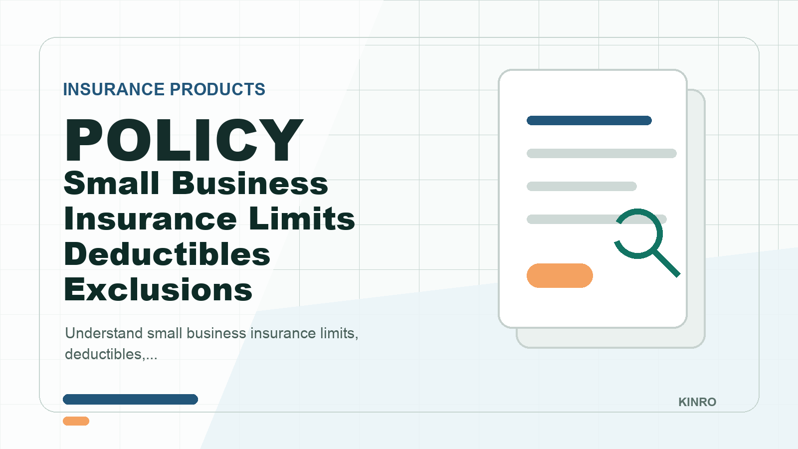 Insurance Limits Examples Small Business Insurance Limits Deductibles Exclusions